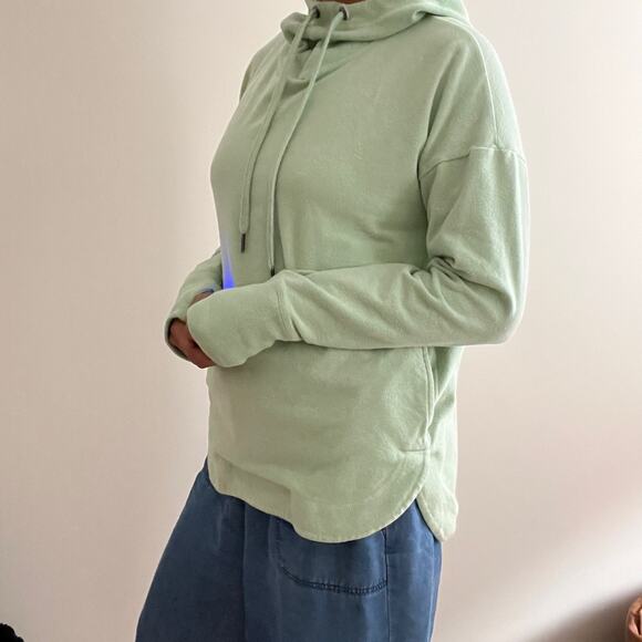 Sweaty Betty Mock Neck Fleece Hoodie Mint Green Size 4 / 6 (Small) - Picture 11 of 15